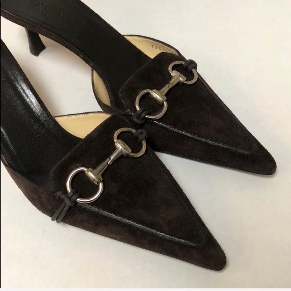 Gucci slide kitten heel